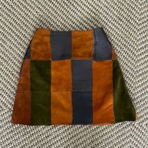 Vintage Leather/Suede Mini